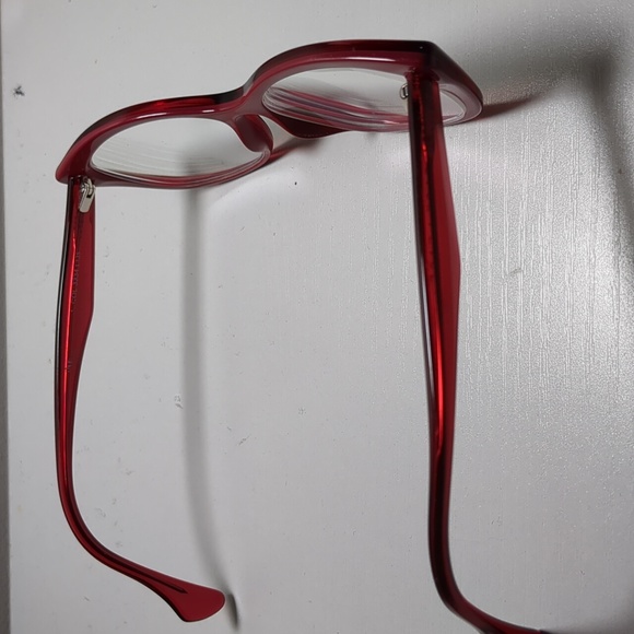 Face A Face Red Cat Eyeglasses Made in France - Picture 3 of 6